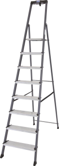 KRAU SECURO-Alu-Leiter 8 Stufen   126467 