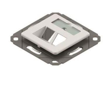 EasyLan designfähige Modulaufnahme leer 