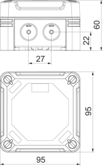 OBO X01 G M20 LGR Kabelabzweigkasten 