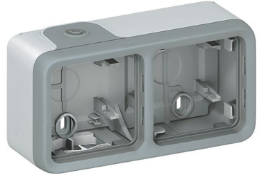 Legrand 069672 Gehäuse 2-fach waagerecht 