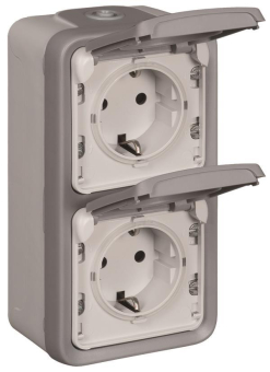 Legrand 069744 Steckdose (SL) 2-fach 