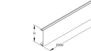 Kleinhuis Gerätekanaloberteil     BO80.8 