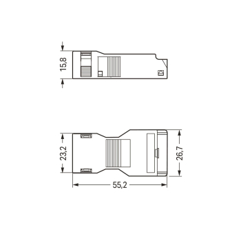WAGO 890-515 Zugentlastungsgehäuse, 