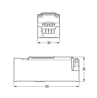 WAGO 896-232 Abgriffmodul,für 