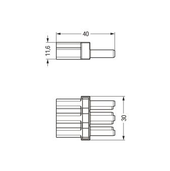 WAGO 770-603 Zwischenkupplung, 