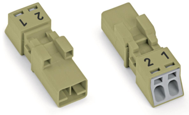 WAGO 890-272 Stecker,2-polig,hellgrün 