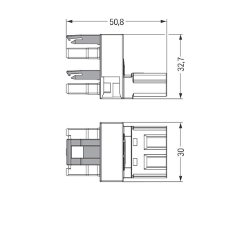 WAGO 770-684 h-Verteiler,3-polig,Kod. 