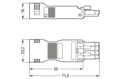 WAGO 890-104 Buchse,mit 
