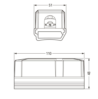 WAGO 895-1052 Abgriffmodul,für 