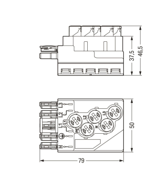 WAGO 772-262 Abgriffmodul,für 