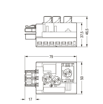 WAGO 772-263 Abgriffmodul,für 