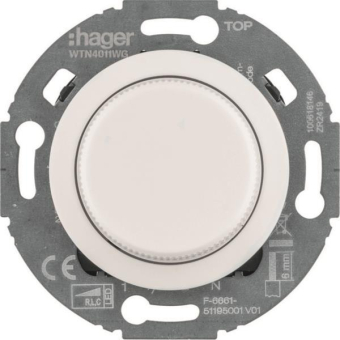 Hager Uni-Drehdimmer           WTN4011WG 