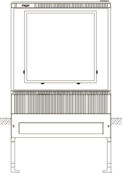Hager Wandler-u.Messschrank    ZAW102MY8 