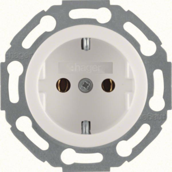 Hager Steckdose SCHUKO         WTS1100WG 
