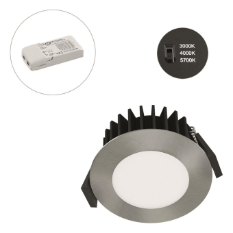 EVN LED-Einbaustrahler IP54 DA68 chrom 
