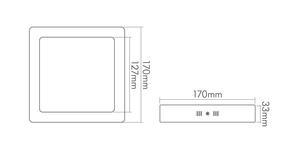 Nobile LED Panel Aufbau 170 Q 1561241011 