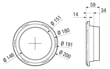 Maico Anschluss-Übergang        MA-AÜ160 