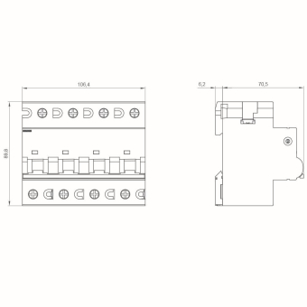 Siemens Automat B 125A          5SP44926 