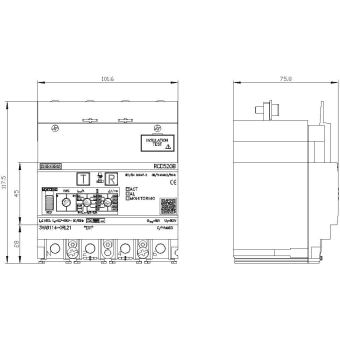 Siemens Differenzstrom-    3VA9114-0RL21 