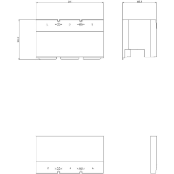 Siemens Klemmenabdeckung   3VA9601-0WF30 