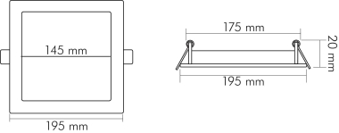 Nobile LED Panel Flat 150 Q   1571501045 