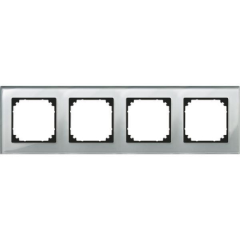 Merten M-PLAN-Echtglasrahmen 4f   489460 