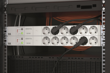 Bachmann 19" 1HE GVS 6xSchuko   333.402 