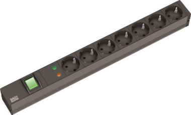 Bachmann 19" 1HE 7xSchuko 1xÜSS  333.535 