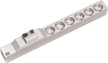 Bachmann 19" 1HE 6xSchuko 1xFi   333.411 