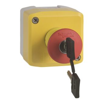 GS Gehäuse mit Pilztaster rot   XALK188E 