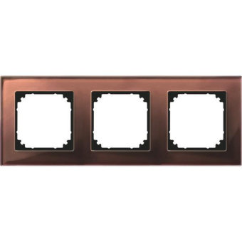 Merten M-PLAN-Echtglasrahmen 3f   489315 