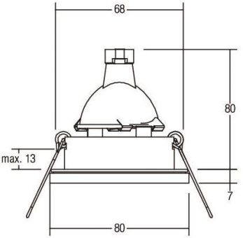 BRUM NV-Einbaustrahler AZ 33     2062.25 