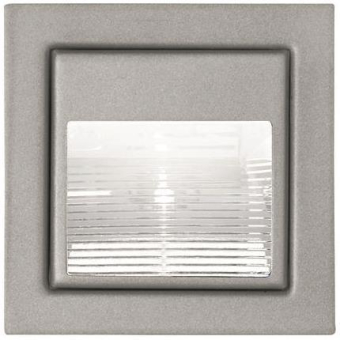 BRUM Wandeinbauleuchte alu-matt  P3729WW 