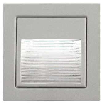 BRUM Wandeinbauleuchte alu-matt  P3729WW 