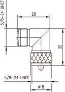 TG UHF-WINKELVERBINDUNGSST   J01042F0652 