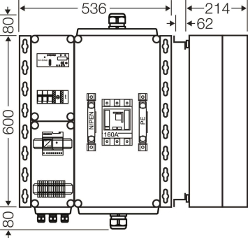Hensel PV-Freischaltstelle    Mi AE 3233 