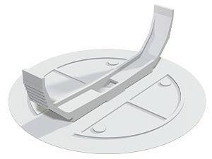 OBO UV 70 FD Federdeckel UP Ø84mm PS 