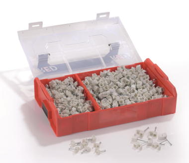 RED BOXX mini bestückt mit Nagelschellen 