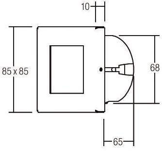 BRUM Orientierungsleuchte LED-   R3940WW 
