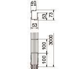 OBO G-GRM 75 50 G G-Gitterrinne Magic 