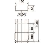 OBO GRM 55 150 G Gitterrinne GRM 