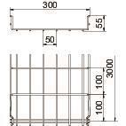 OBO GRM 55 300 G Gitterrinne GRM 