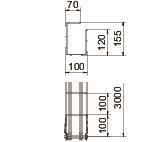 OBO G-GRM 150 100 G G-Gitterrinne Magic 