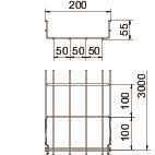 OBO GRM 55 200 G Gitterrinne GRM 