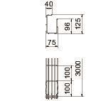 OBO G-GRM 125 75 A2 G-Gitterrinne Magic 