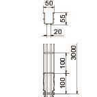 OBO GRM 55 50 G Gitterrinne GRM 