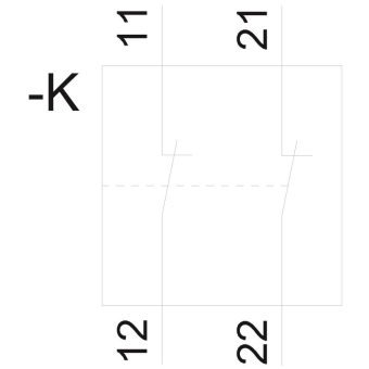 Siemens 5ST3012 Hilfsstromschalter 2Ö 