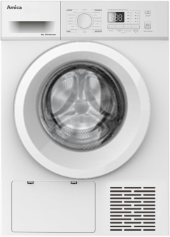 Amica WTP483000 ws Wärmepumpentrockner 