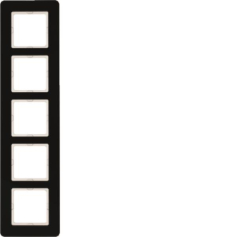 Berker RA 5F Q.7 GLAS SCHW      10156076 