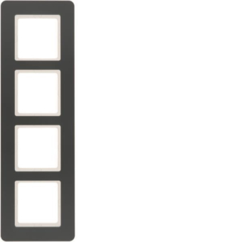 Berker Rahmen 4fach Q.7         10146186 